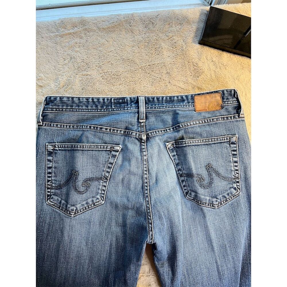 AG Adriano Goldschmied Men's Blue Straight Leg Jeans Size 36x32 - Picture 10 of 11
